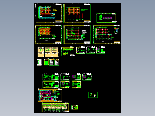 啤酒厂发酵车间电气图（含设计说明）