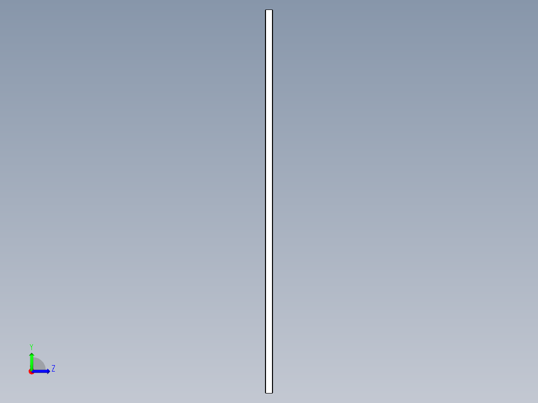 门、窗和栅栏用面板左视图