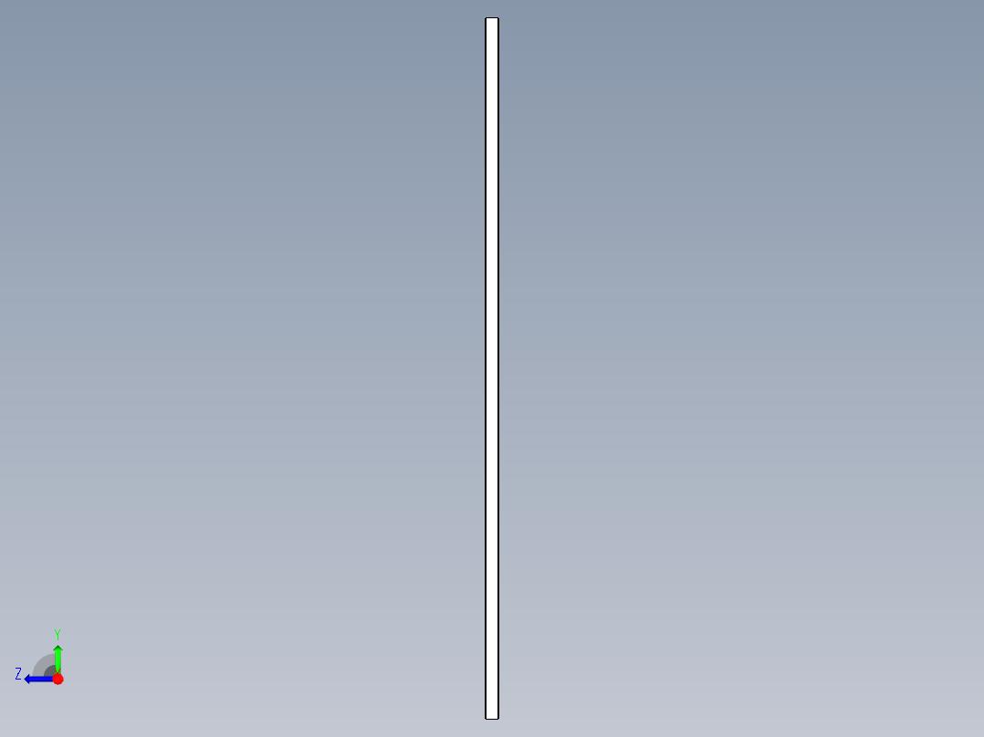 门、窗和栅栏用面板右视图