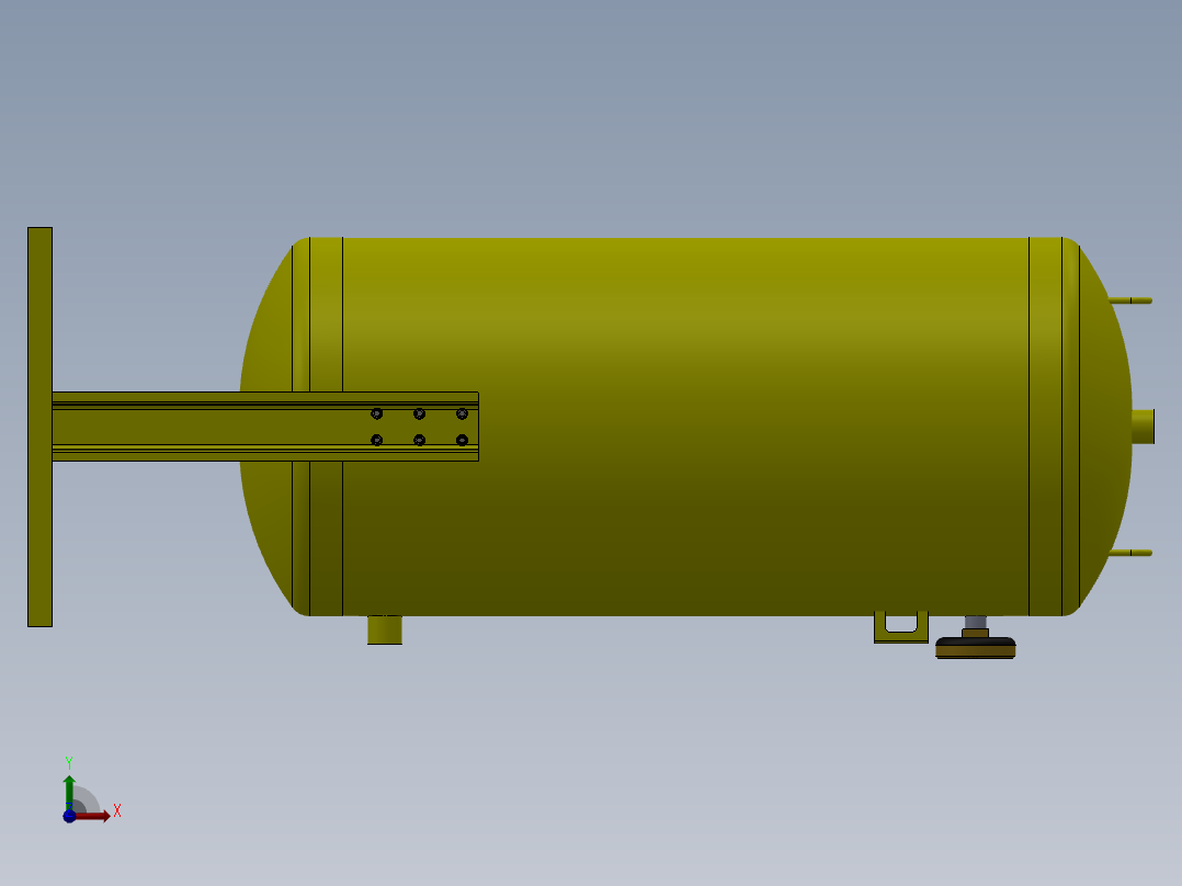 空气容器前视图