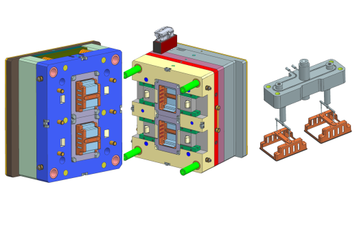 盖模（热流道和滑块型腔）缩略图
