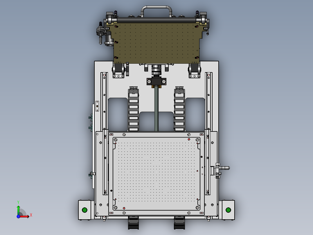 滚压贴合（石墨片&保护膜）治具前视图