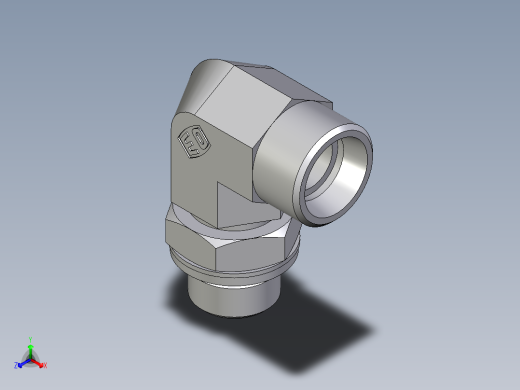 卡套式工业通用硬管接头EO_Adjustable_Locknut_elbow_WEE15LMOMDCF