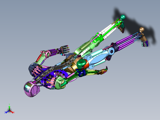 机械钢铁类人机器人