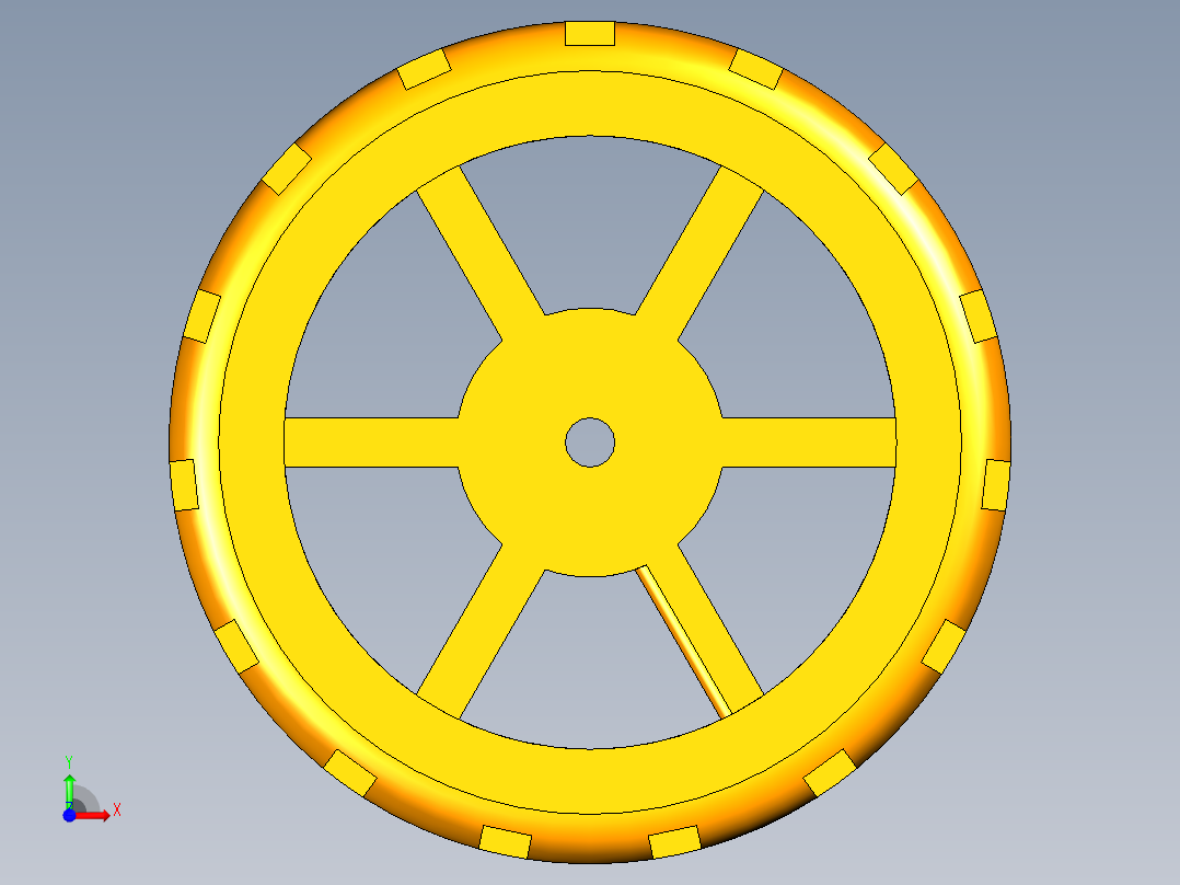 UG太阳能板小车模型前视图