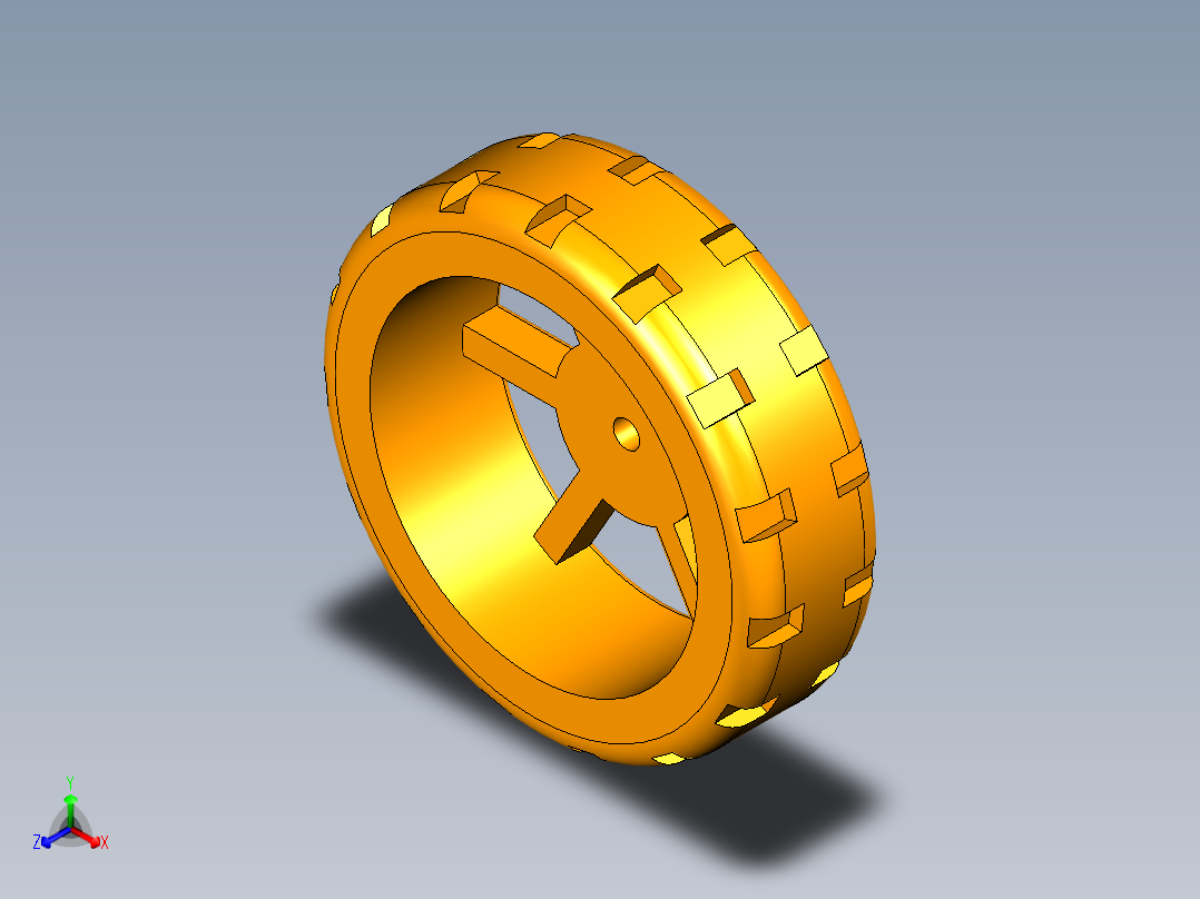 UG太阳能板小车模型正等轴测图