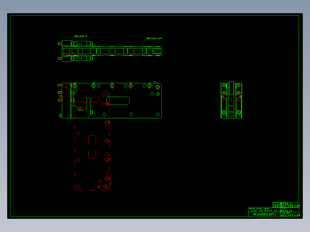 KOSMEKMRD1900-500多系列多零件图纸模型