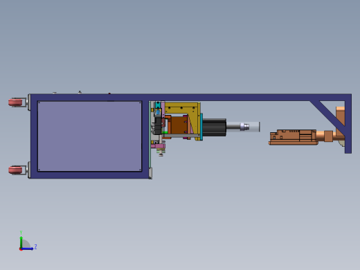 A39导槽定长裁断机sw18可编辑左视缩略图