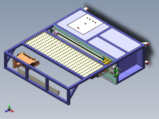 A39导槽定长裁断机sw18可编辑正等轴测缩略图