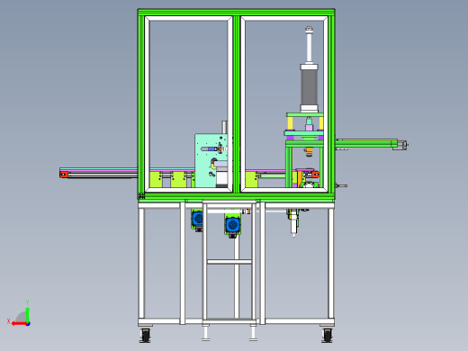燃油泵出油盘自动组装机（sw18可编辑+cad+bom）后视缩略图