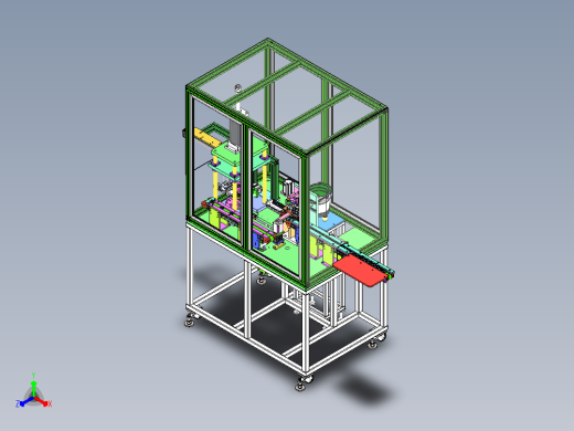 燃油泵出油盘自动组装机（sw18可编辑+cad+bom）正等轴测缩略图