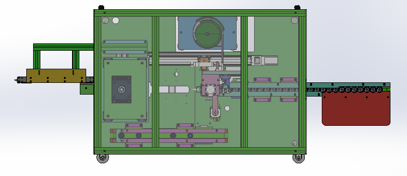 燃油泵出油盘自动组装机（sw18可编辑+cad+bom）