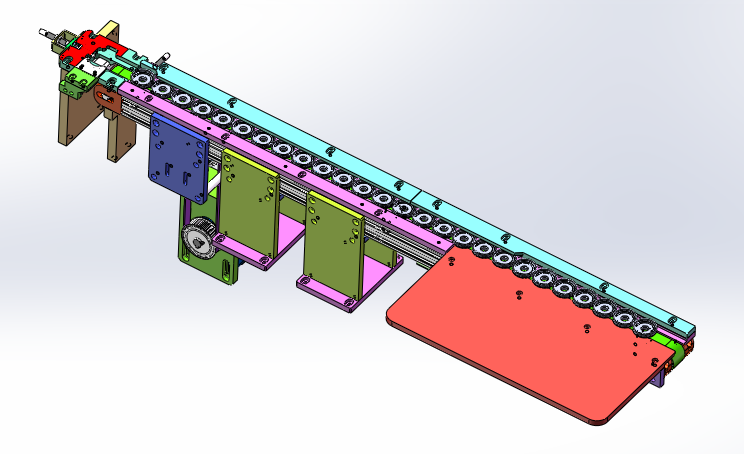 燃油泵出油盘自动组装机（sw18可编辑+cad+bom）