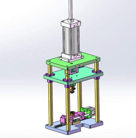 燃油泵出油盘自动组装机（sw18可编辑+cad+bom）