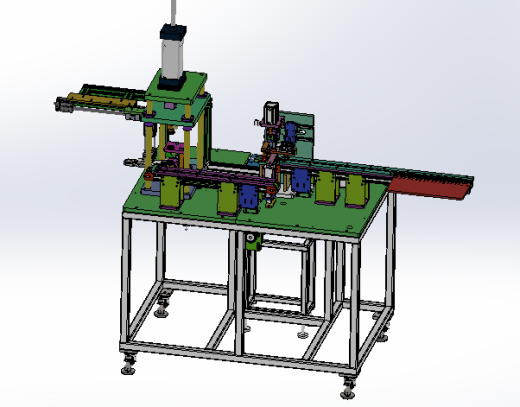 燃油泵出油盘自动组装机（sw18可编辑+cad+bom）缩略图