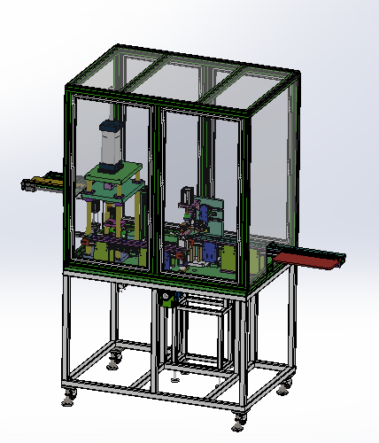 燃油泵出油盘自动组装机（sw18可编辑+cad+bom）缩略图