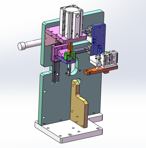 燃油泵出油盘自动组装机（sw18可编辑+cad+bom）缩略图