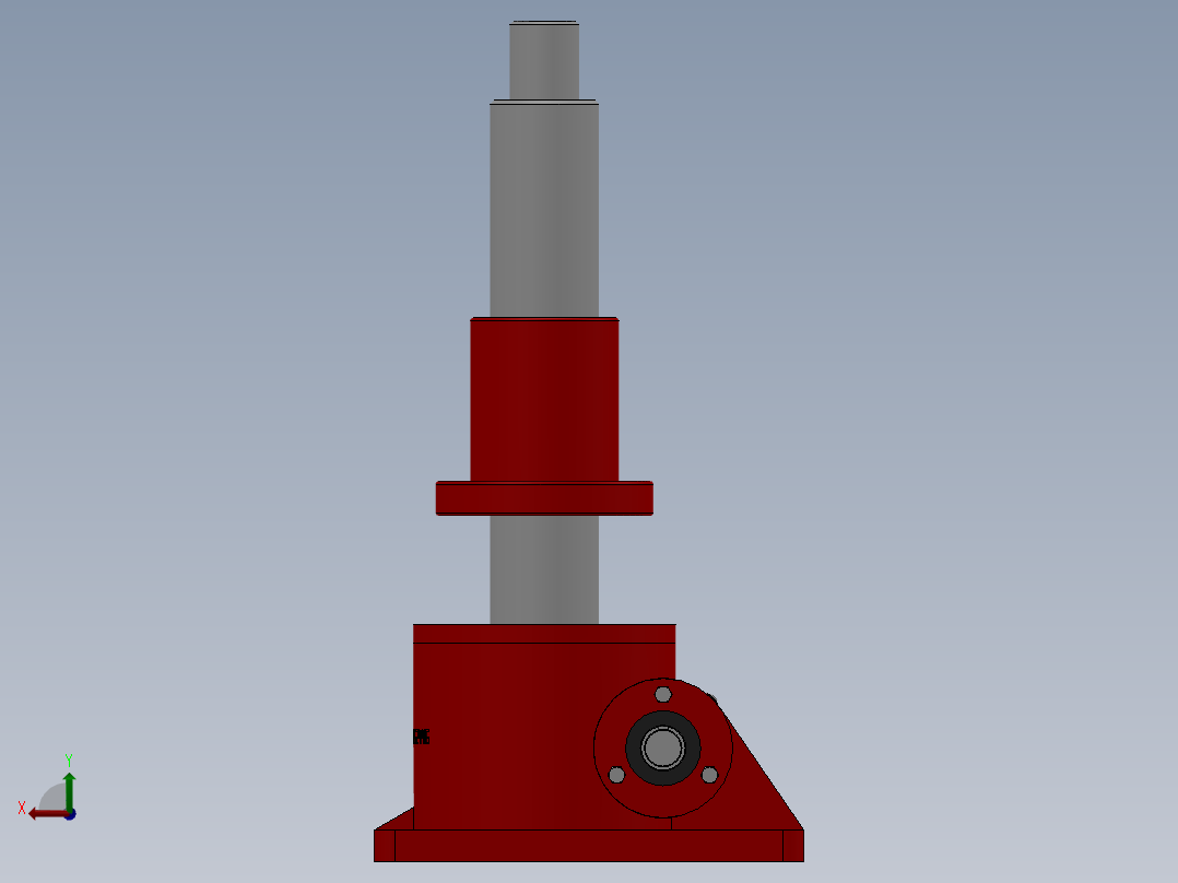 蜗轮丝杆升降机 SWLB35T系列 8款后视图