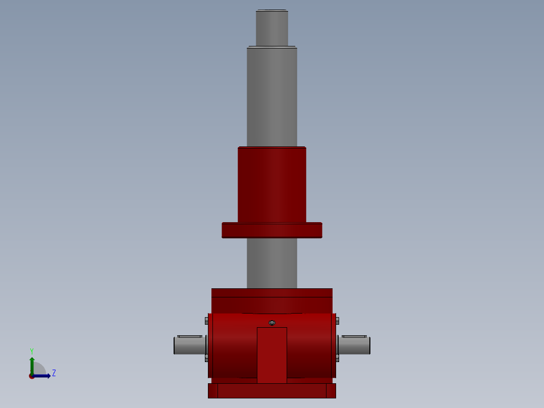 蜗轮丝杆升降机 SWLB35T系列 8款左视图