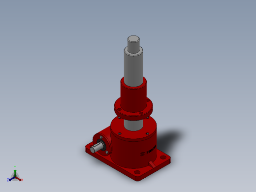 蜗轮丝杆升降机 SWLB35T系列 8款正等轴测缩略图