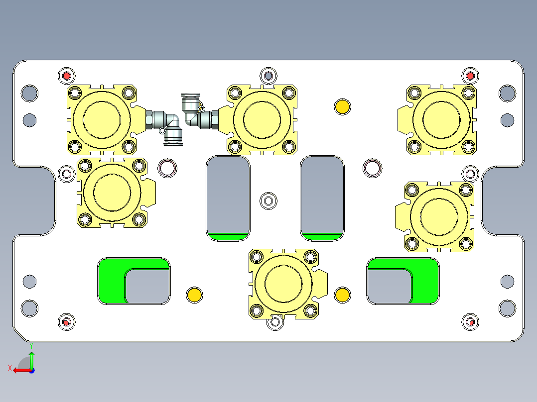 EDB41-C笔记本CNC工装夹具三维模型-CNC7-190305后视图