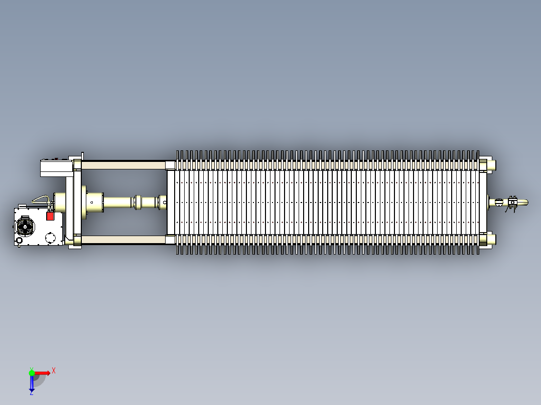 废水处理设备俯视图
