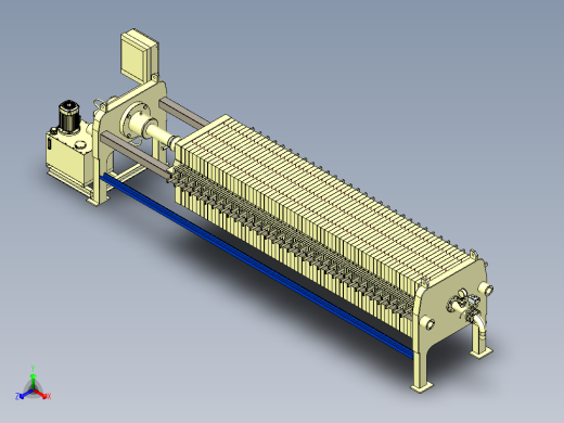 废水处理设备正等轴测缩略图