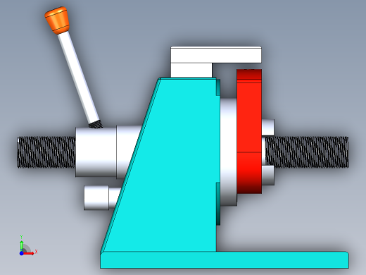 钻床夹具前视缩略图