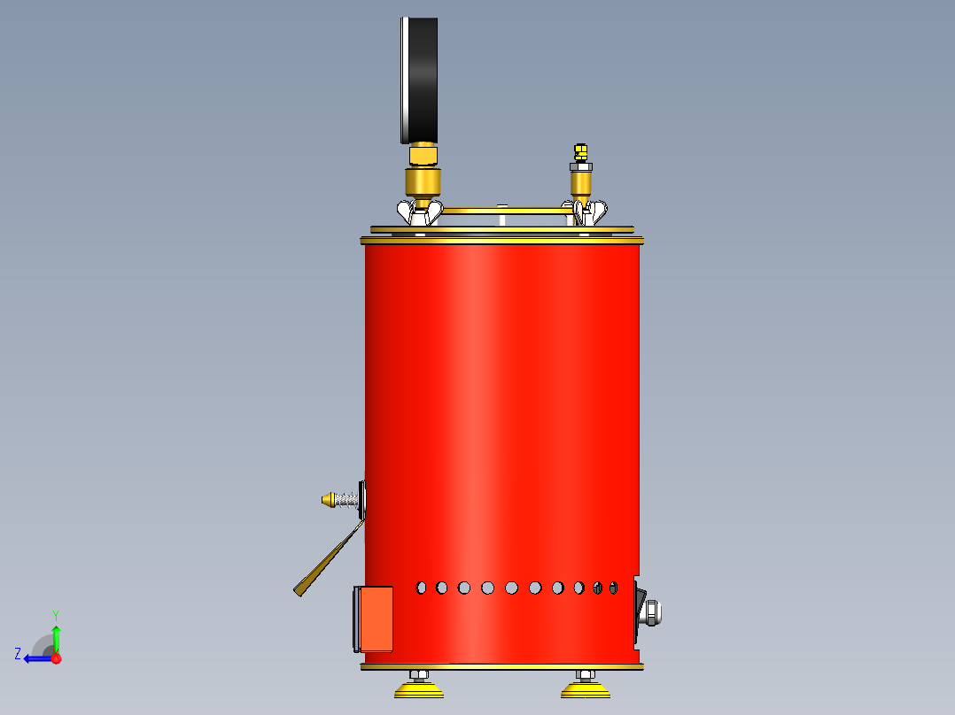 A2004262-蜡注射器右视图