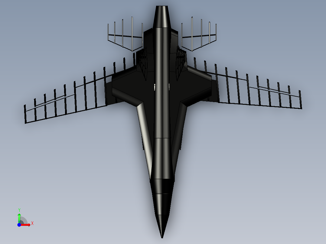 A2004214-FSA-87飞机前视图