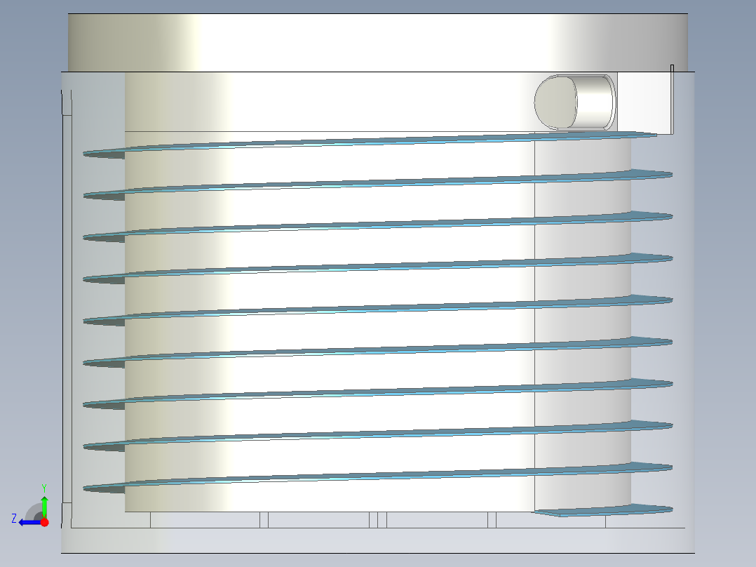 自动卷管器右视图