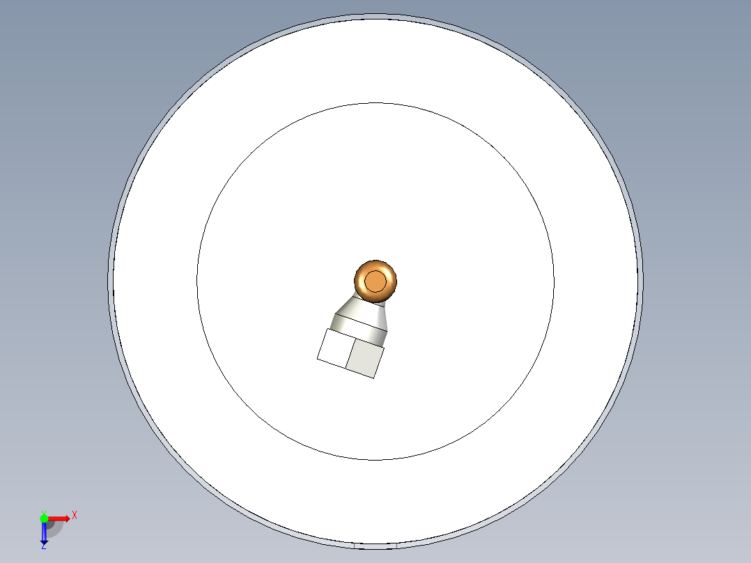 自动卷管器俯视图