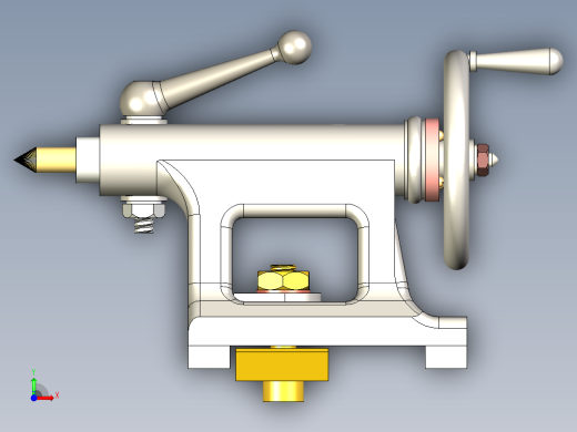 B2005151-车床尾座前视缩略图