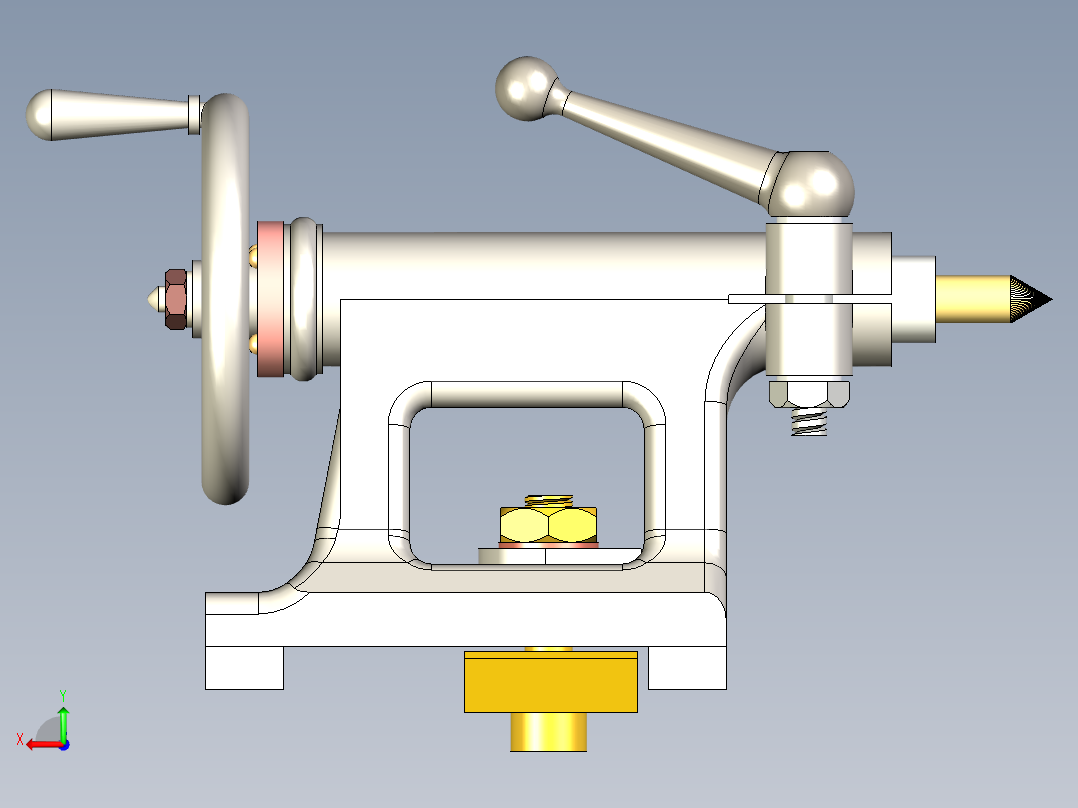 B2005151-车床尾座后视图