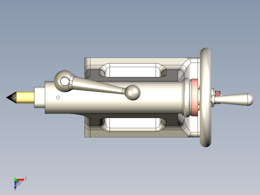 B2005151-车床尾座俯视缩略图