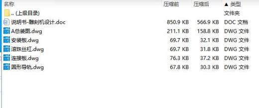 雕刻机的设计含5张CAD图缩略图