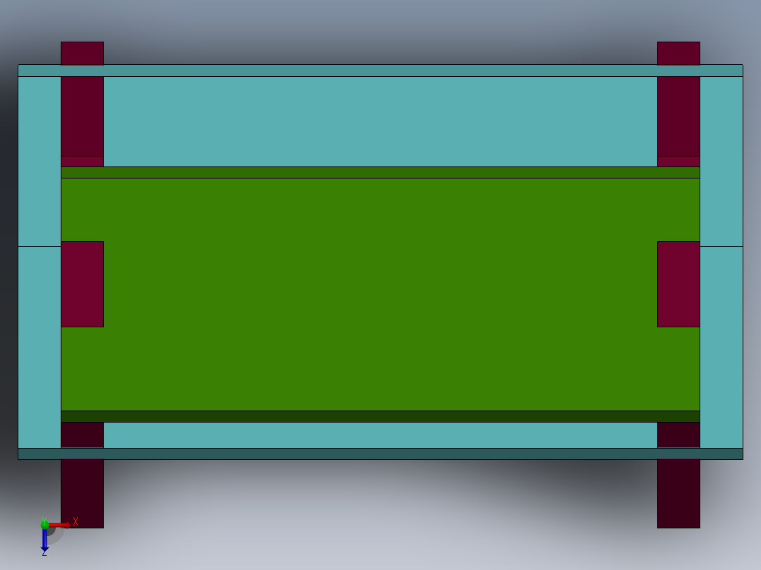 阶梯俯视图