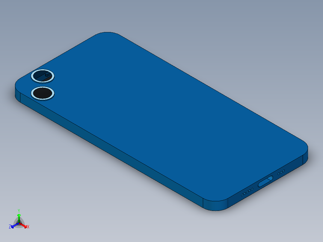 手机正等轴测图