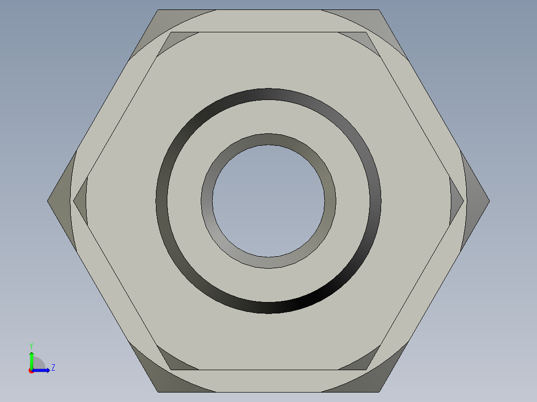 SK-T8(R18)卡套直通接头左视图