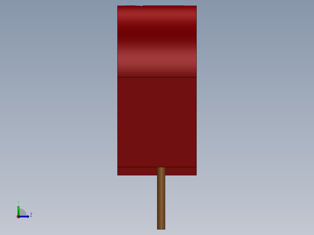 TA12-100插头左视图