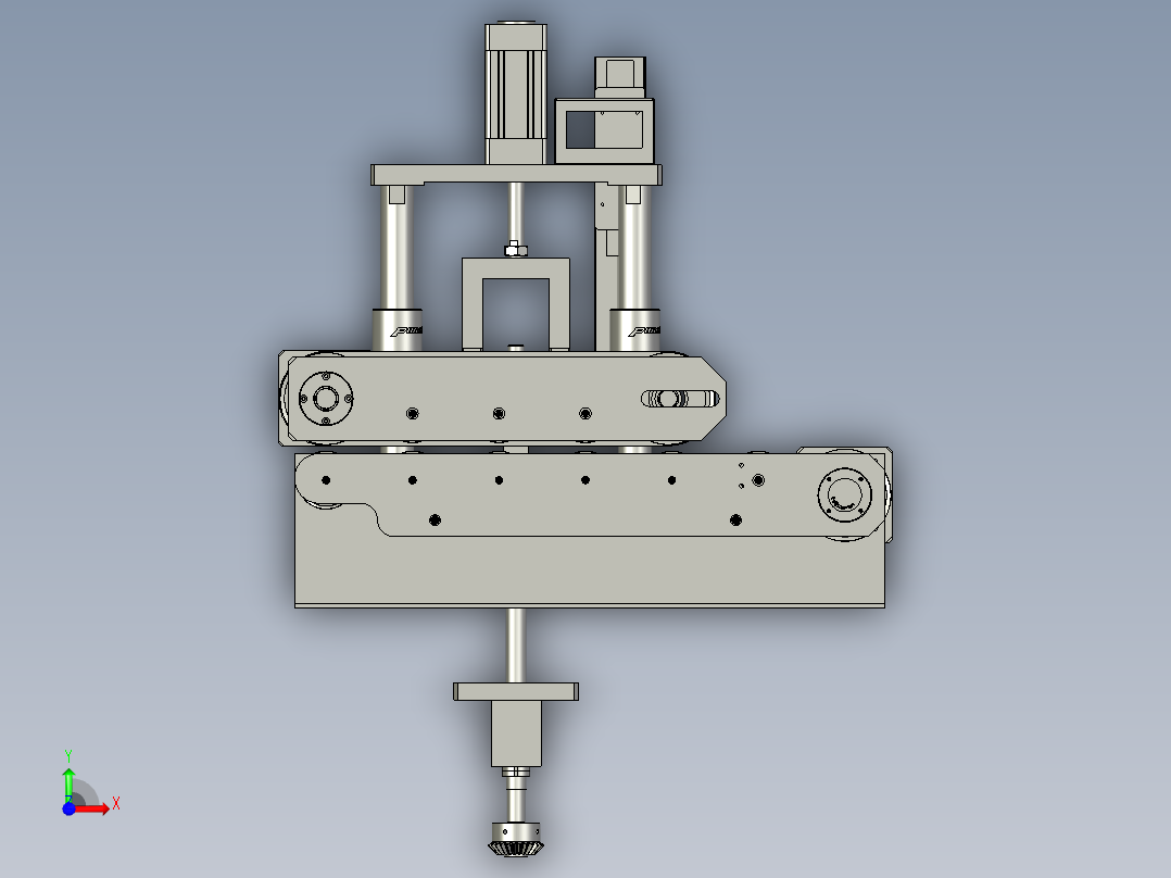 牵引机装配cq2前视图