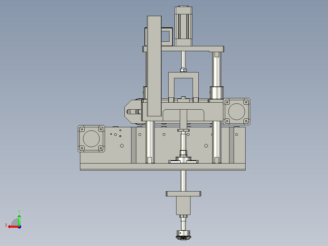 牵引机装配cq2后视图