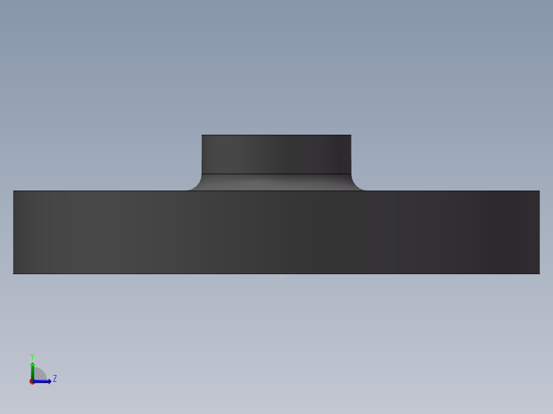 法兰-UPVC DN15-DN400左视图