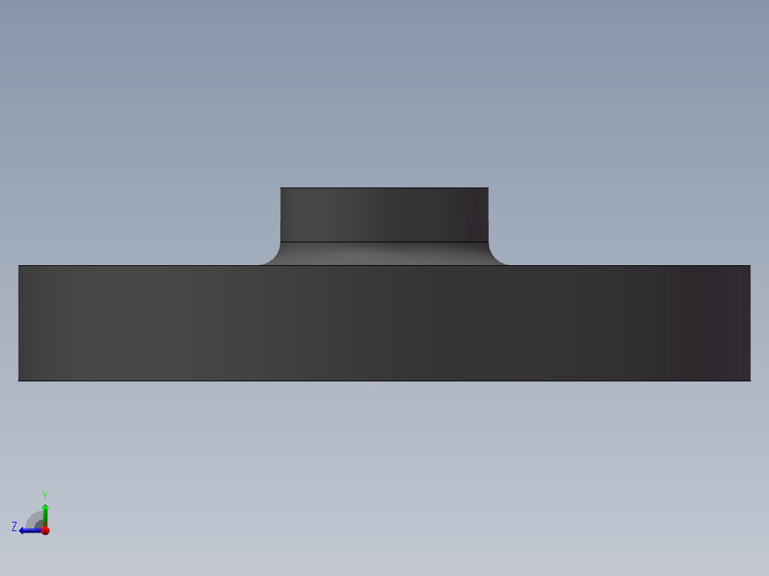 法兰-UPVC DN15-DN400右视图