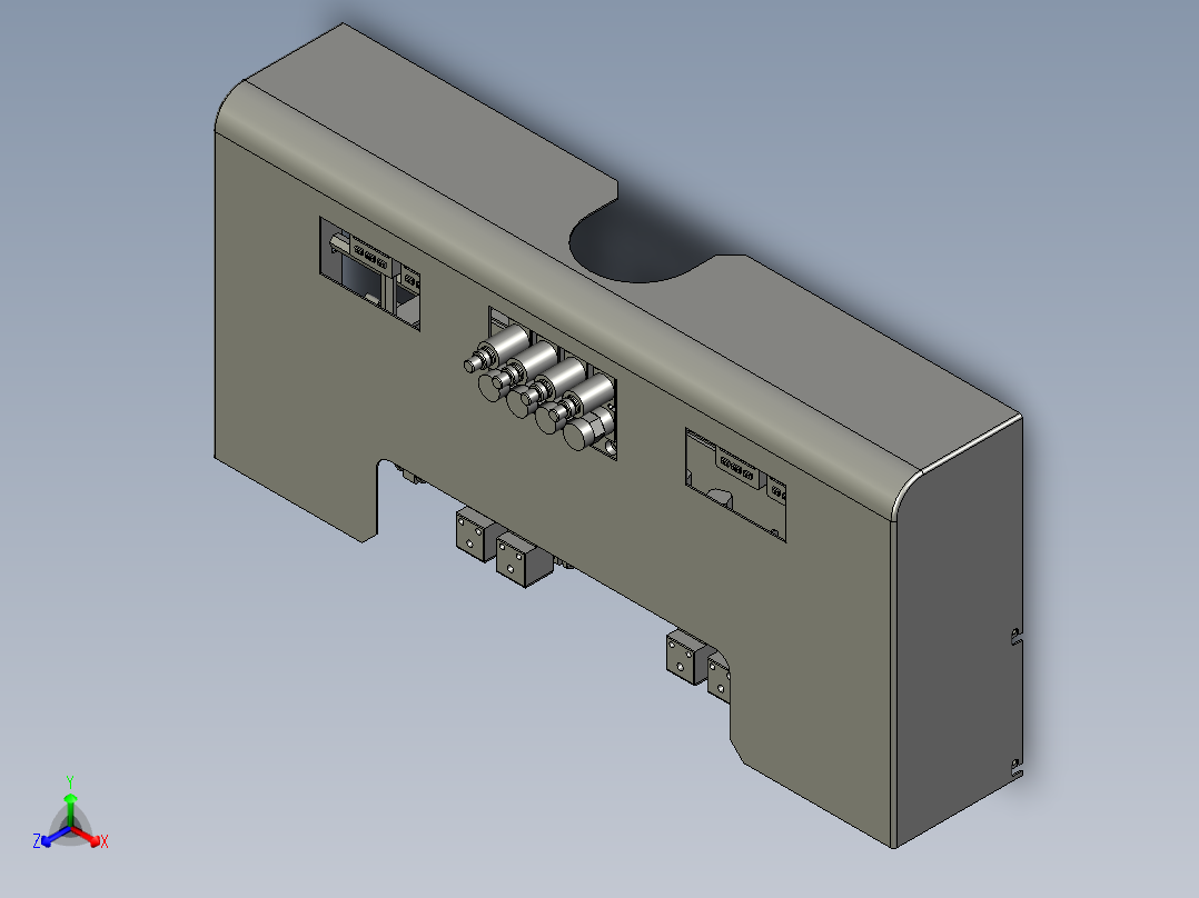 热成型丝印成型设备产线设计-吸头机构-2-V1主视图