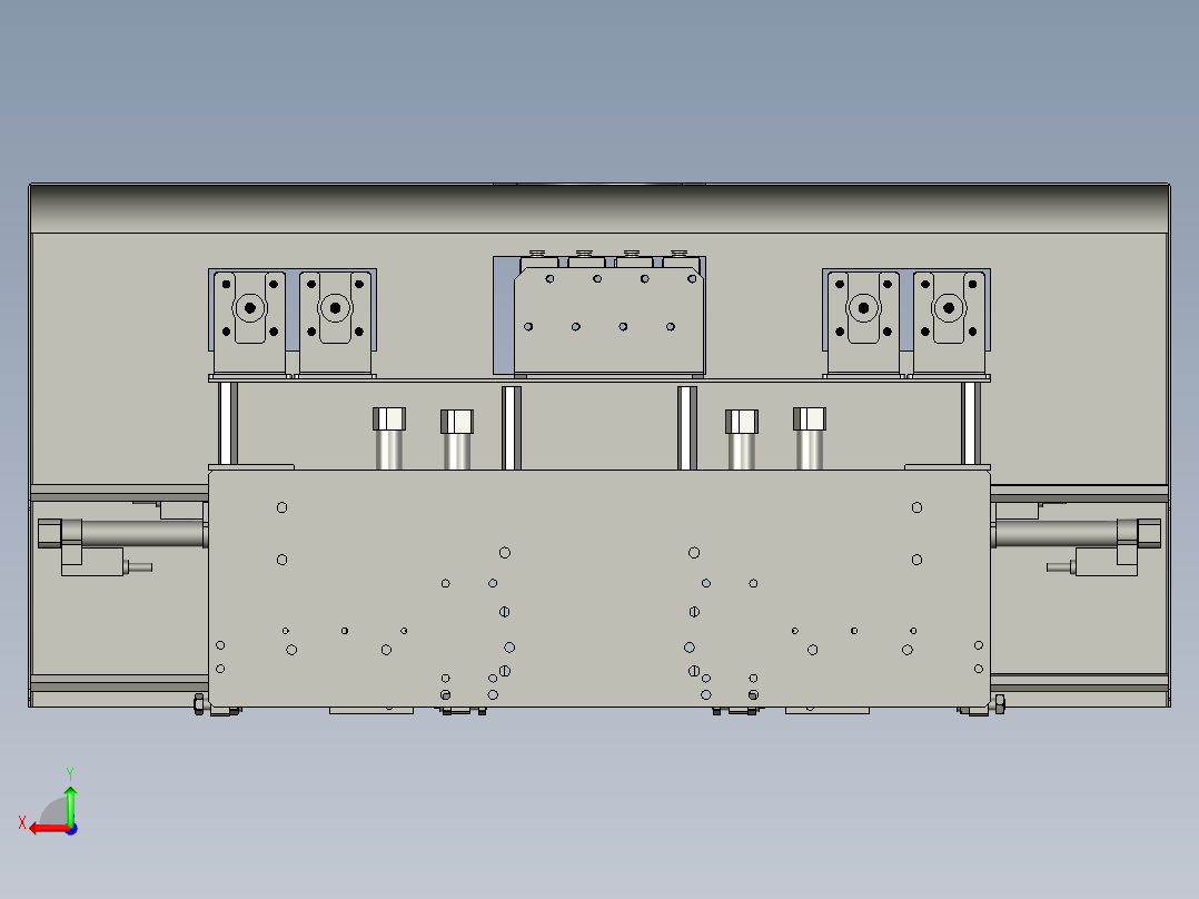 热成型丝印成型设备产线设计-吸头机构-2-V1后视图