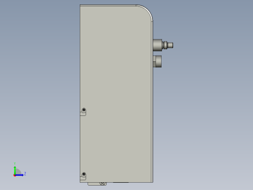 热成型丝印成型设备产线设计-吸头机构-2-V1左视缩略图