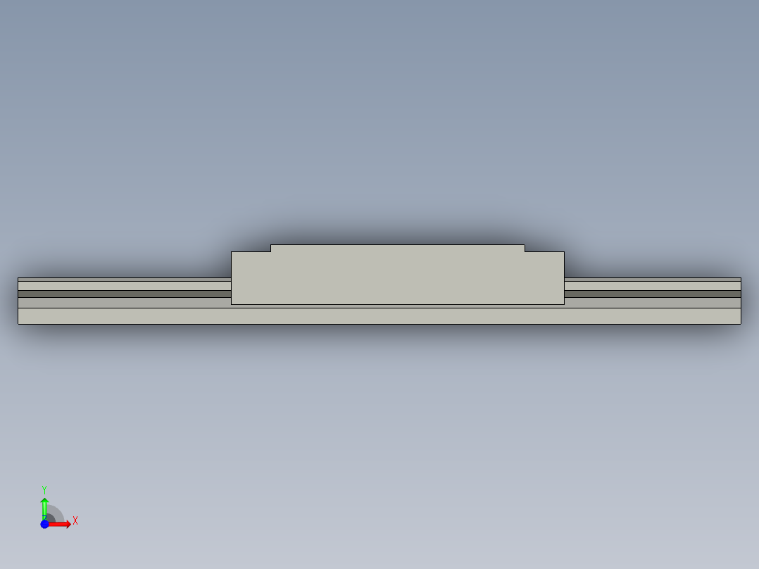 上银导轨2MGW9H前视图