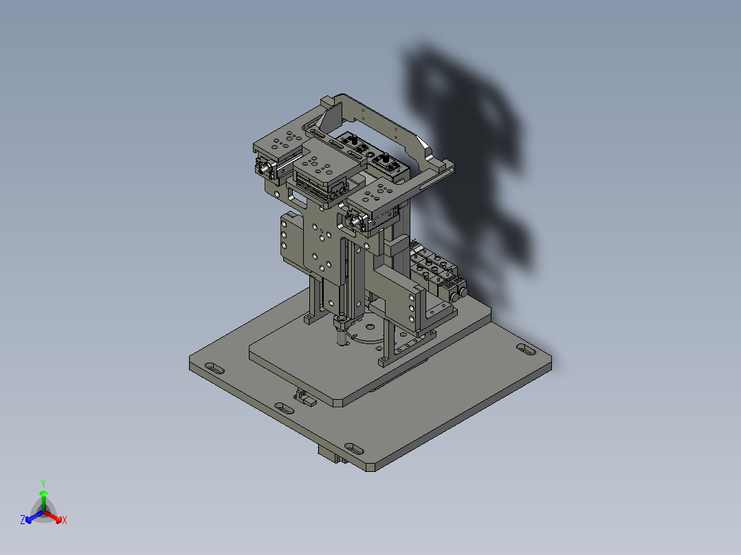 BLXDLXN09-03-A00满焊旋转模组OM主视图
