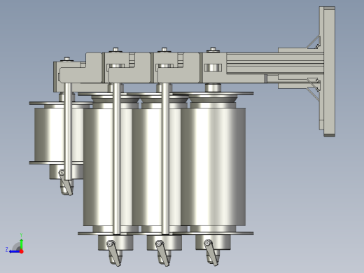 缠绕膜上料组装右视缩略图